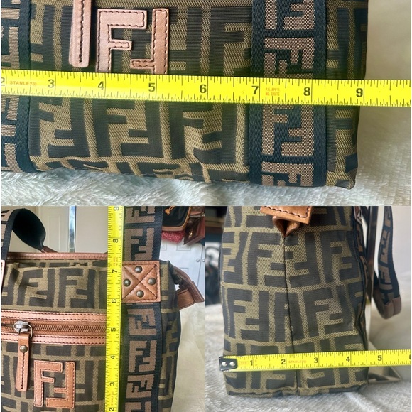 FENDI Zucca Pattern Cloth HandBag - Picture 16 of 16